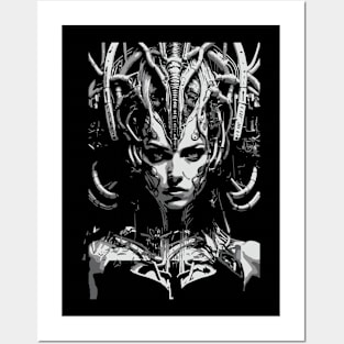 Alien Cyborg Posters and Art